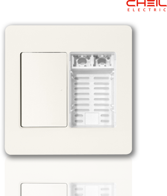 디노2 (좌)1구스위치+(우)온도공란, 1개