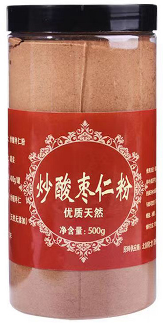 OKYAIOS 산조인 분말 볶음 산조인 가루 한방재료 멧대추차 산조인차, 1개, 500g