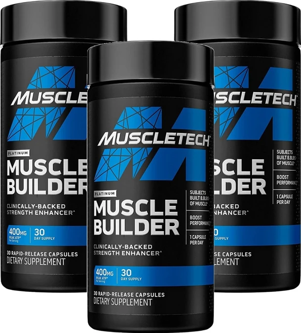 머슬테크 머슬 빌더 래피드 릴리즈 캡슐, 3개, 30정 - 쿠팡
