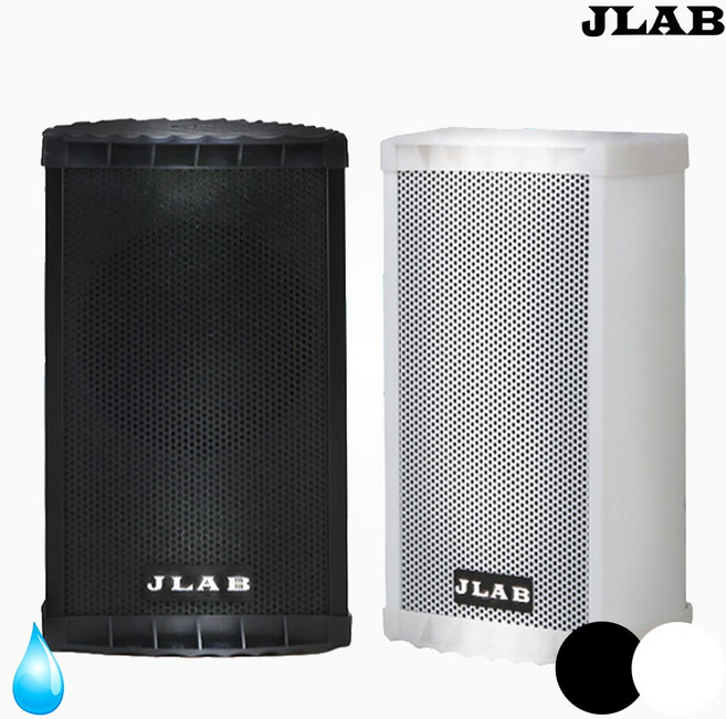 [당일발송 / 17시마감] 제이랩 JPS-101SR 컬럼스피커 1개 방수 야외용 10W + 브라켓, 화이트