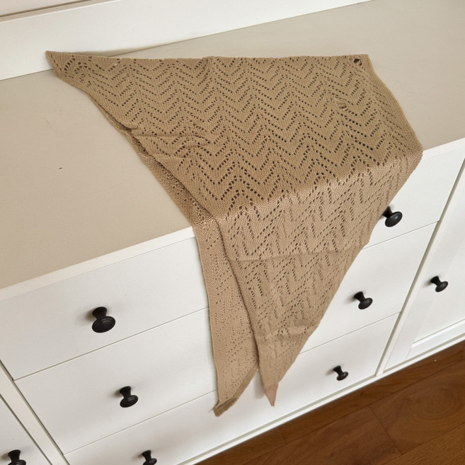 블루씨티 코지리프 니트 삼각 페이스숄 레이어드 멀티 스카프