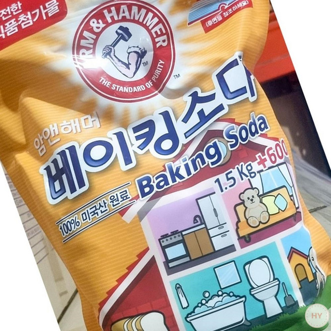 AR 암앤해머 베이킹소다 1.5kg 소다파우다 베이킹분말 과탄산소다