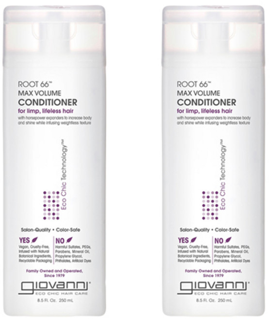 지오바니 루트 66 맥스 볼륨 컨디셔너, 250ml, 2개