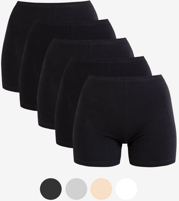 여자 속바지 5매세트 2부 순면 여성 학생 교복 속바지