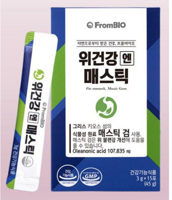 프롬바이오 위 건강엔 매스틱 1박스 위장 위에좋은 이병헌 534762
