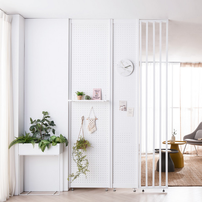 코세드 공간분리 원목 우드 가벽 파티션 [타공], 406(화이트)