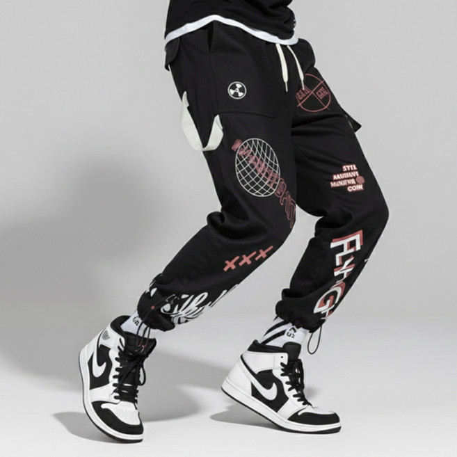 템플런 레터링 조거팬츠