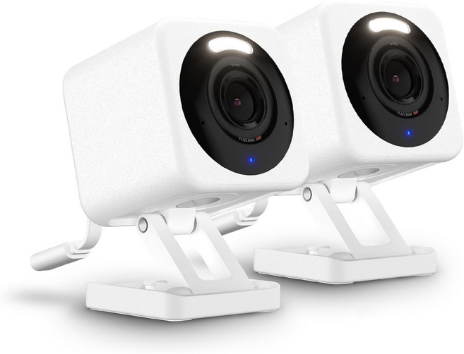 WYZE 캠 v4 2.5K 와이파이 보안카메라 실내외 야간촬영 반려동물 아기모니터, WYZE 흰색, 1개