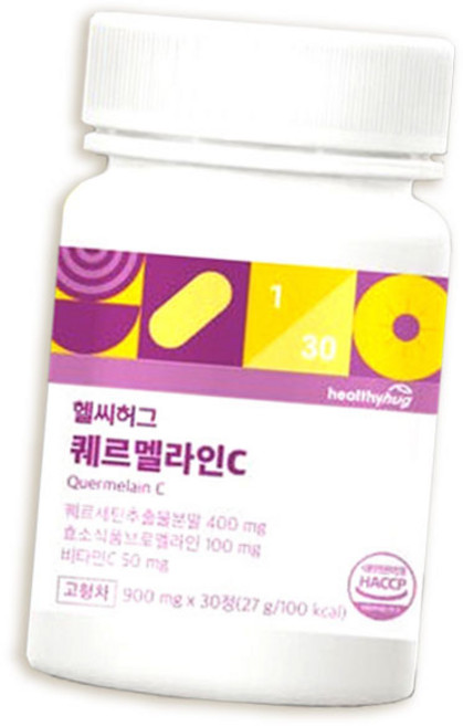 H-HUG 퀘르멜라인C 독일산 퀘르세틴 브로멜라인, 1개, 30회분