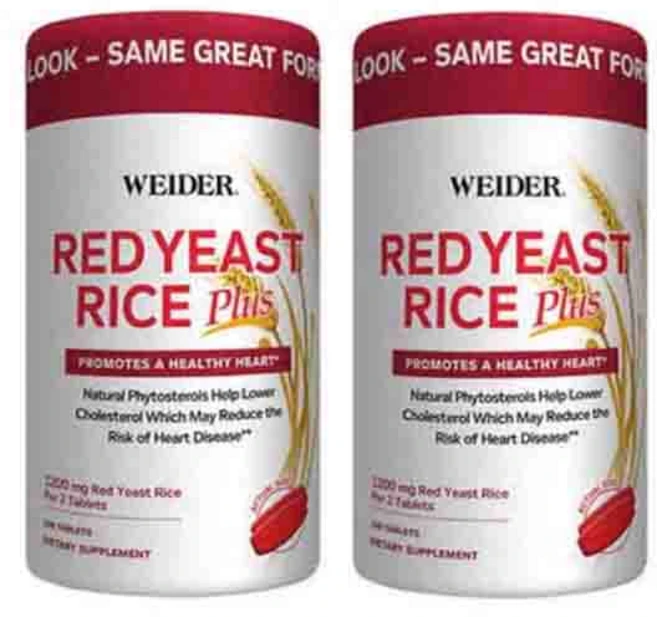 Weider 2병 홍국 레드이스트 Red Yeast Rice 1200mg 240정 - 쿠팡