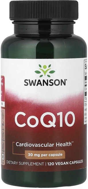 Swanson CoQ10 30mg 캡슐 120정, 1개 - 쿠팡
