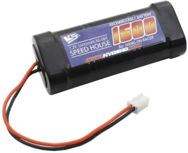 SPEED HOUSE Ni-MH 7.2V-1600mAh 행 온 레이서용 마이크로 플러그 사양 71351., 1개