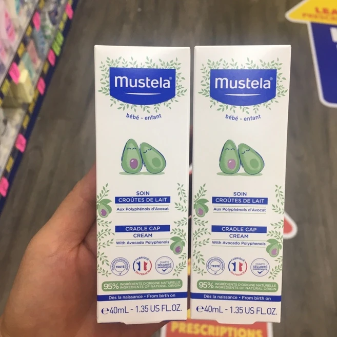 무스텔라 크래들 캡 두피관리 아기크림 Mustela Cradle Cap Cream, 2개, 40ml - 쿠팡