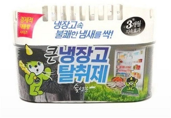 큰냉장고 냄새제거 대용량 숯 탈취제추천2개 김치탈취제 냉장고악취 클리너, 420g