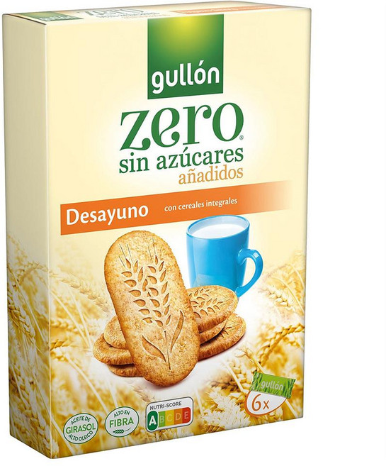 굴론 제로 브랙퍼스트 홀그레인 무당 비스킷, 4개, 216g