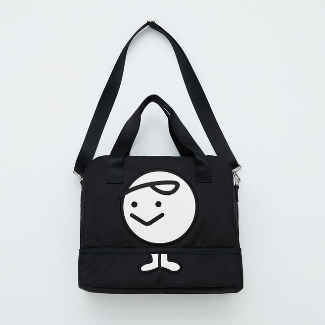 [국내정품] PIV’VEE caddivee boston bag 239917, ebony black, FREE