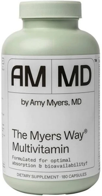 Amy Myers MD The Myers Way Multivitamin - Supports Healthy Thyroid & Adrenal Function - Gluten-F, 180 Count (Pack of 1), 1개, 180정 - 쿠팡