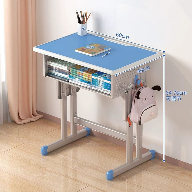 교실 스탠딩 학교 칠판 메모 실용적인 가정용 졸업 화이트 학급 60x40, 1개, E. 파란색