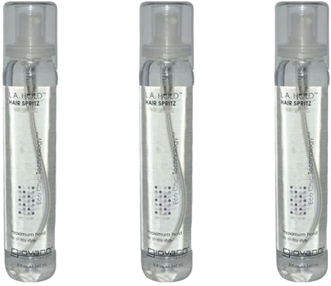 지오바니 L.A. 홀드 헤어 스프리츠 맥시멈 고정력, 147ml, 3개 - 쿠팡