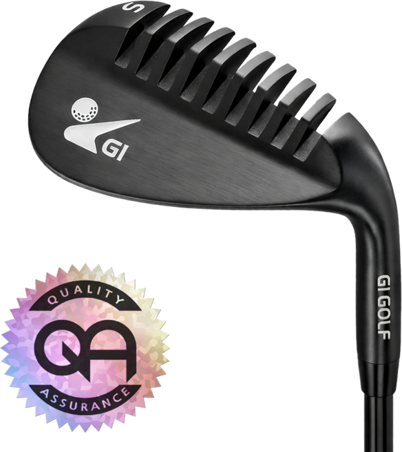 지아이골프 58도 벙커탈출 벙커프리웨지 갈퀴형 골프 샌드 웨지 매트블랙, S