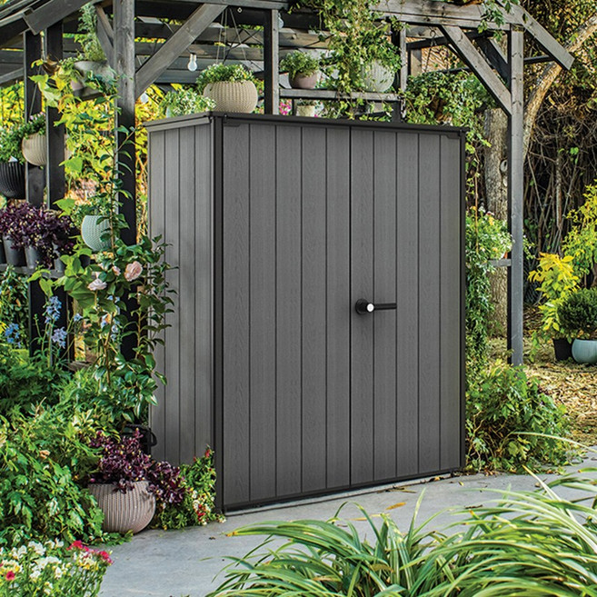 케터 코티나알토 스마트창고 소형창고 조립식창고 농막 옥외창고 간이 야외 정원 보관함 (선반포함), 상세 설명 참조