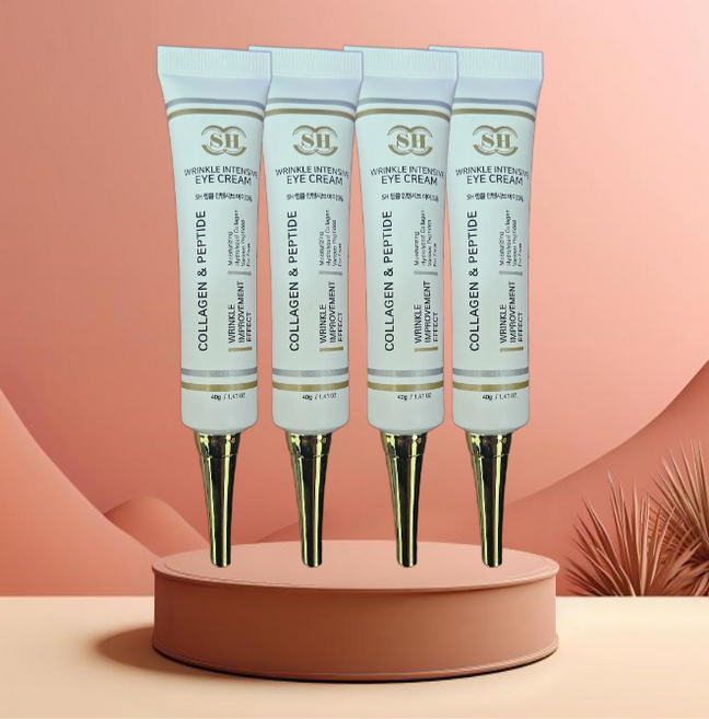 [주름개선 고보습 전용] SH 링클 인텐시브 아이크림 3중콜라겐, 4개, 40ml
