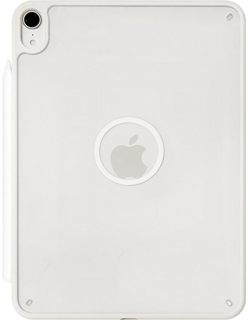 아이패드에어 11 4 5 6 7 8세대 M4 M3 M2 투명 젤하드 맥세이프 마그네틱 케이스 ID-99, 아이보리