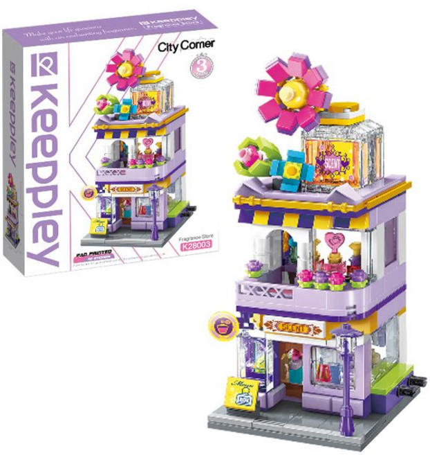 City Corner 시리즈_플라워 샵 블록, 플라워 샵, 1개