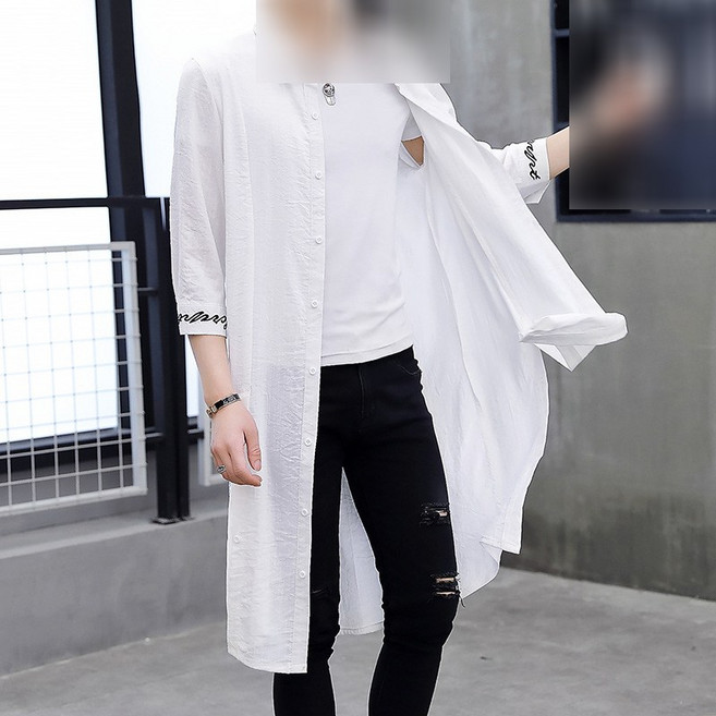 해피유통 남성 여름옷 트렌치코트 래쉬가드 코트 jhsky