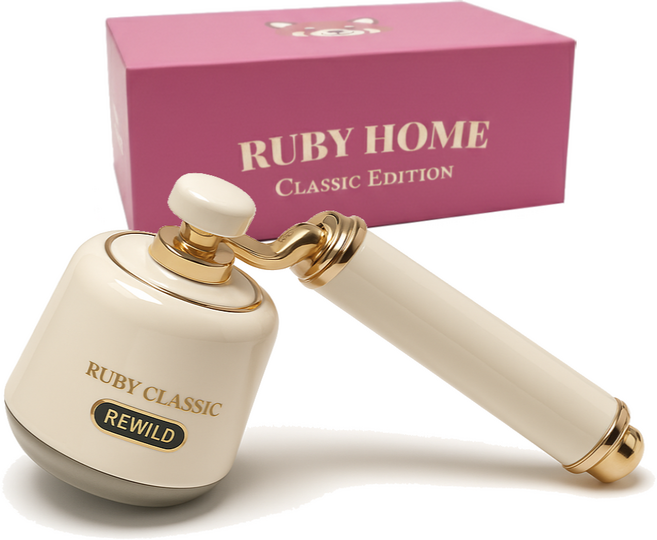 루비홈 25년형 옷 이불 보풀제거기 충전식, 베이지, RH-MZ001