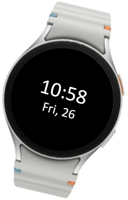 [포르르] 삼성 갤럭시 워치 7 | 44mm AI 스마트워치 1.5인치 AMOLED Wear OS 5 Wi-Fi Bluetooth 심박수 수면 무호흡증 및 GPS 피트니, Silver
