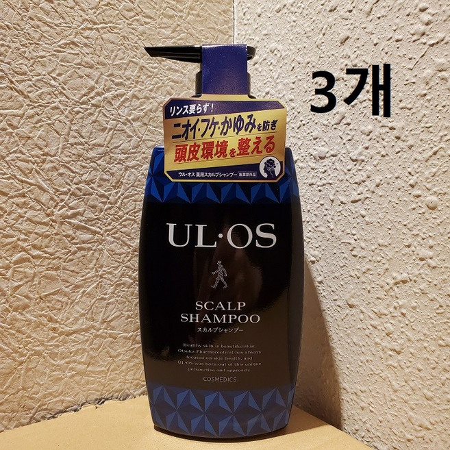 우르오스 스칼프 샴푸, 3개, 500ml