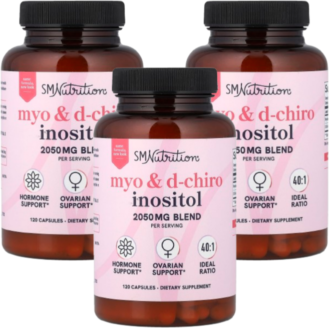 홀섬스토리 미오 D 카이로 이노시톨 120캡슐 3개 Myo Chiro Inositol, 120정