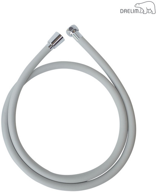 대림바스 PVC 샤워호스 샤워줄 2.0M(그레이), 1개, 그레이, 2m