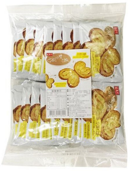 盛香珍 蝴蝶派 經濟包 (400g) - 酥脆香甜 獨立包裝, 1袋