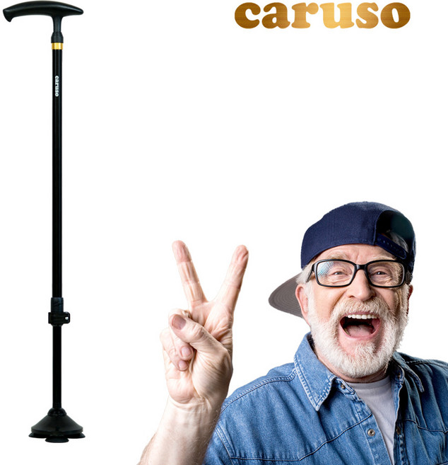 카루소 C910 노인지팡이 효도 지팡이 어르신 보행기, 1개