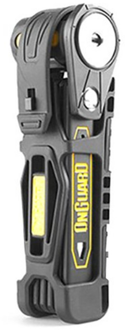 온가드락 8116 관절키 자전거 자물쇠 K9, black, 1개