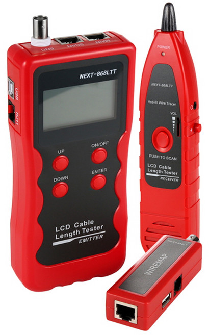 RJ45 RJ11 USB BNC 랜케이블 테스터기 NEXT-868LTT, 단품, 1개