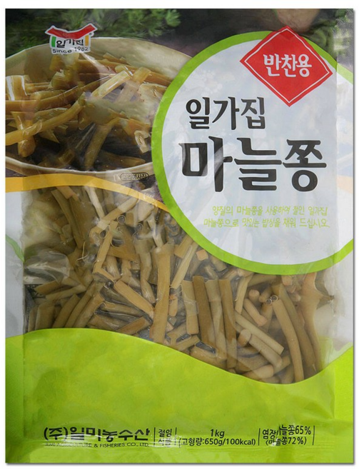 일가집 마늘쫑, 1kg, 6개