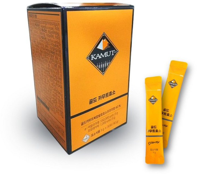 그레인온 골드 카무트 브랜드밀 효소 3g, 90g, 1개