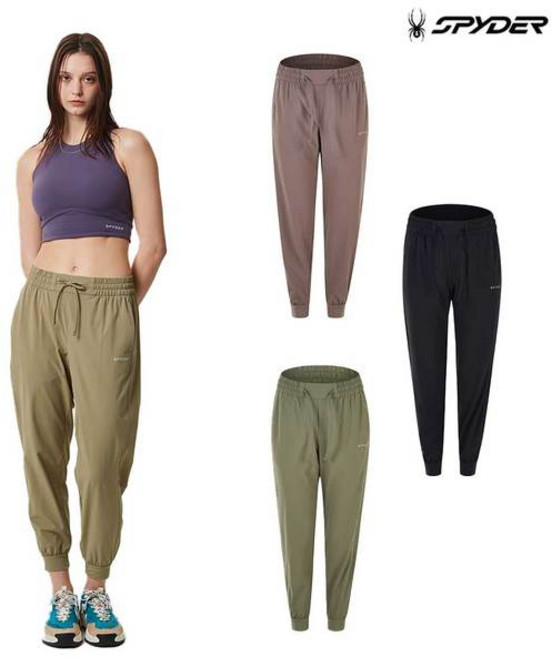 스파이더 여성 냉감 4WAY 스트레치 조거 팬츠 SPJPCNPT252W SYF554 DAW248