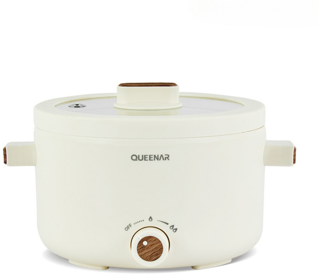 멀티쿠커 라면포트 전골 전기냄비 2리터, 크림