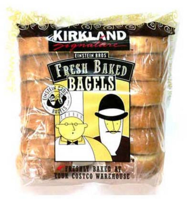[퀴클리몰] 코스트코 커클랜드 플레인 베이글 개당 107g, 12개