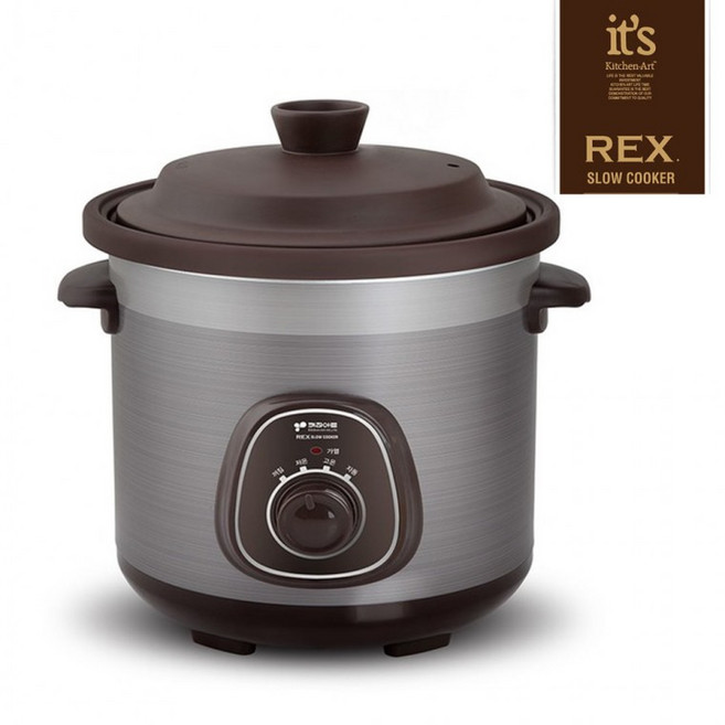 키친아트2060 렉스 슬로우쿠커 찜기 전기냄비 6L, 상세페이지 참조