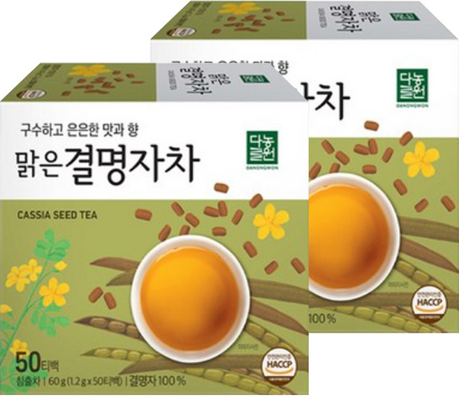 다농원 맑은 결명자차 50T(40T+10T) X 2개