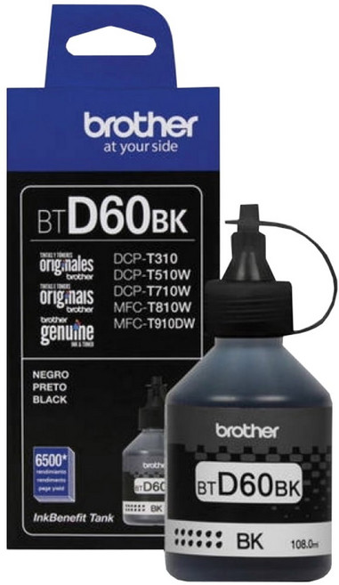 Brother BT5000Y 原廠墨水 T310/T510W/T710/T810/T910DW/T4500適用, 黑, 1瓶