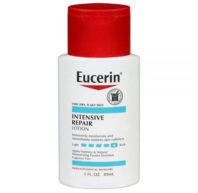 Eucerin 로션 인텐시브 리페어 89ml(3온스) (2팩), 89ml - 쿠팡