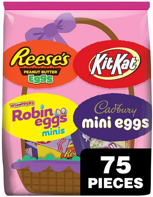 허쉬 초콜릿 모음 간식 캔디 75개입 946g, 1개