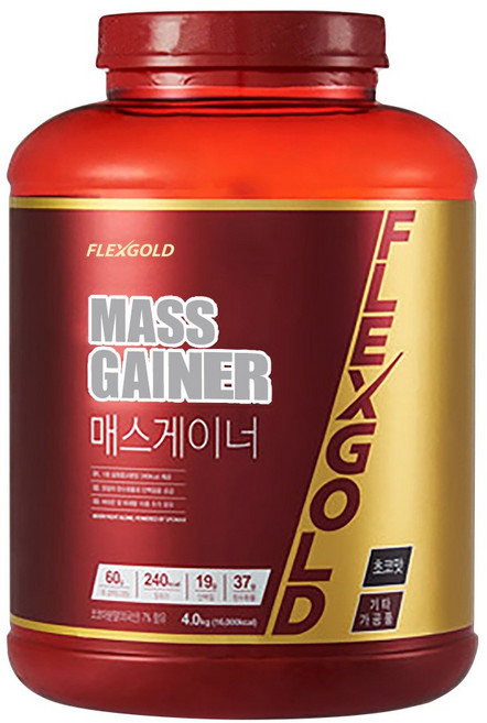 스포맥스 매스 게이너 단백질 살찌는보충제 헬스보충제 유청단백질 4kg, 1개