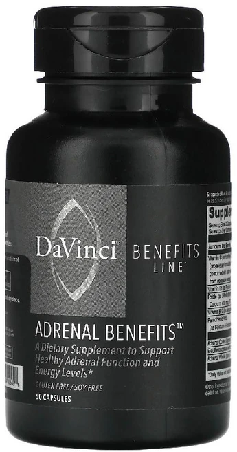 DaVinci Laboratories nes Line Adrenal 혜택 캡슐 60정 DVI-00549, 1개 - 쿠팡